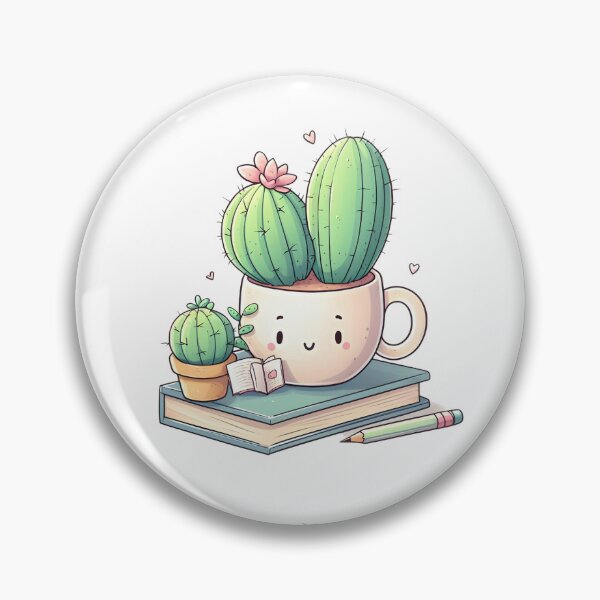 Item preview, Cozy Moments with Bookish Cacti: Where Books and Coffee Unite designed and sold by innovationTR.