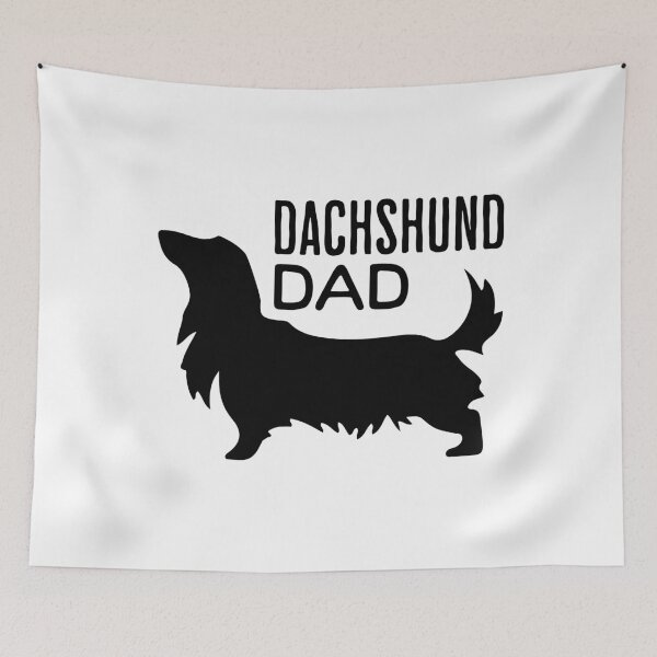 Item preview, Long Haired Dachshund Dad designed and sold by Hic21.