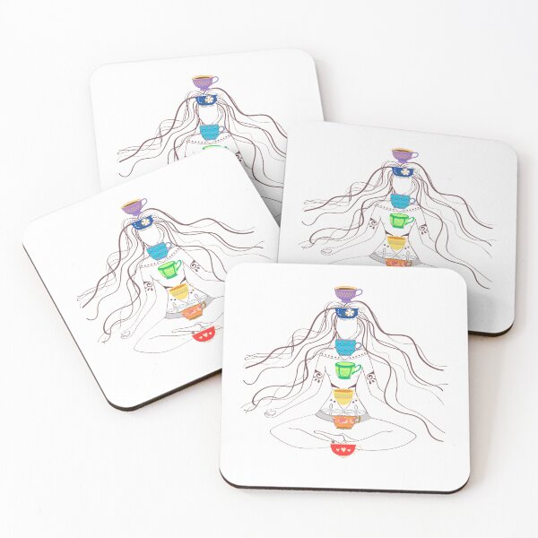 Item preview, yoga, meditation and tea designed and sold by misslizzyspin.