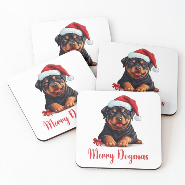 Item preview, Rottweiler Dog Merry Dogmas designed and sold by Blok45.
