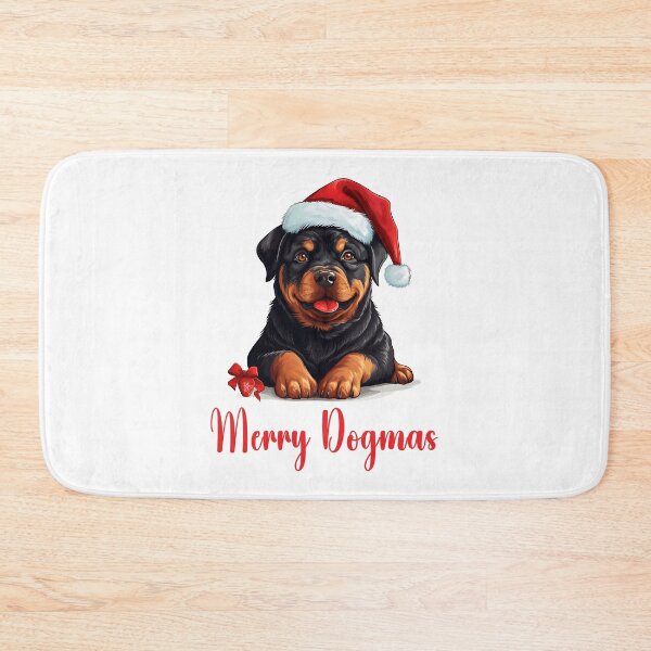 Item preview, Rottweiler Dog Merry Dogmas designed and sold by Blok45.