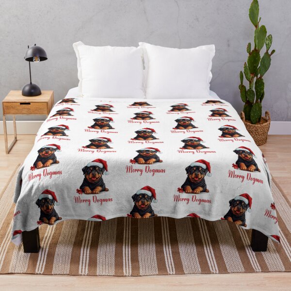 Item preview, Rottweiler Dog Merry Dogmas designed and sold by Blok45.