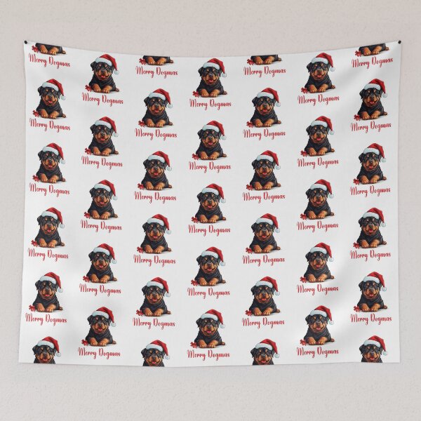 Item preview, Rottweiler Dog Merry Dogmas designed and sold by Blok45.