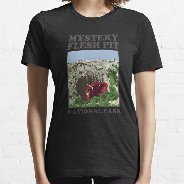 Vista previa del artículo con la obra «Parque Nacional Mystery Flesh Pit Una empresa de recuperación de desastres», diseñado y vendido por salimafrani.