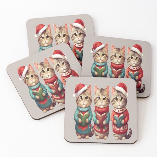 Item preview, Christmas Cat Carolers designed and sold by Creative.Shop.