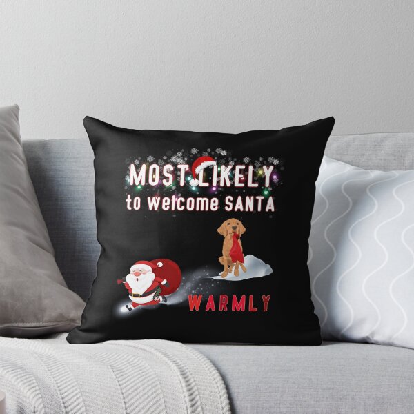 Item preview, Most Likely To Welcome Santa Warmly, Golden Retri Essential, Most likely to Santa Classic Shirt designed and sold by MAGness.