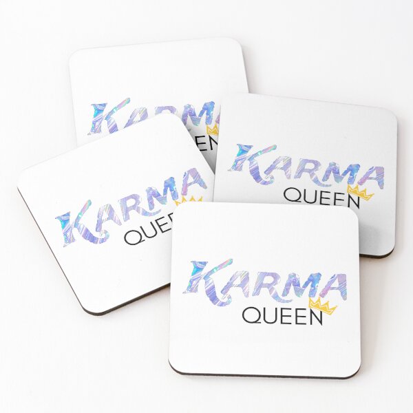 Item preview, Karma Queen , om , quote girly feminist girl power new teenage 2 designed and sold by General-Corner.