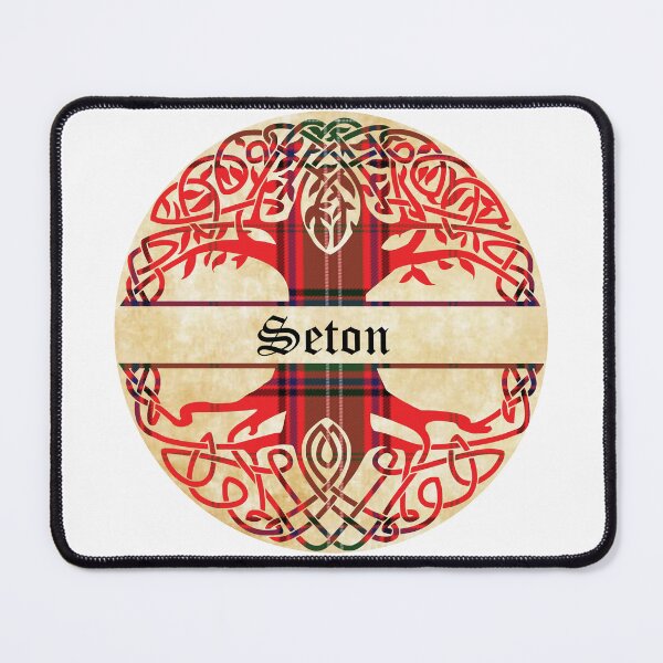Item preview, Seton Tree of Life Clan Scottish Surname tartan designed and sold by BagTown Clans.