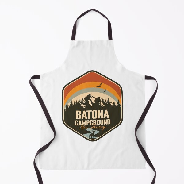 Item preview, Batona Campground New Jersey - NJ Vintage Sunset Badge Forest and Wilderness designed and sold by mountainfad.