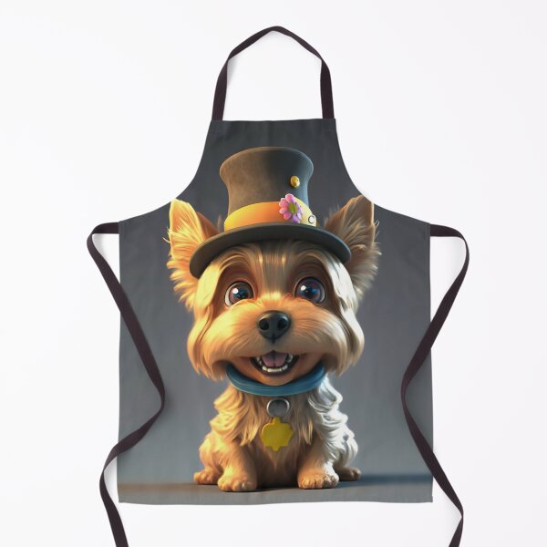 Item preview, Cute smiling cartoon yorkshire dog designed and sold by Colorful-Worlds.