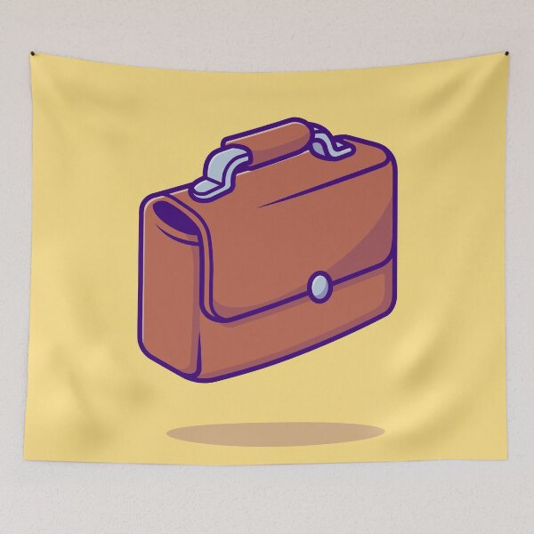 Item preview, "Floating Suitcase Bag Cartoon Vector Icon Illustration" designed and sold by hjian8219.