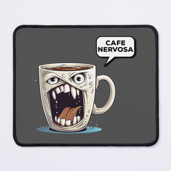 Item preview, Cafe Nervosa Funny Gift designed and sold by Samanthi007.