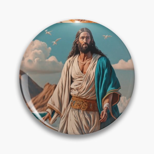 Item preview, Jesus surfacing ""Transcendent Beauty: Infuse Your Space with 'Jesus Surfacing' Serenity" designed and sold by Obinne.