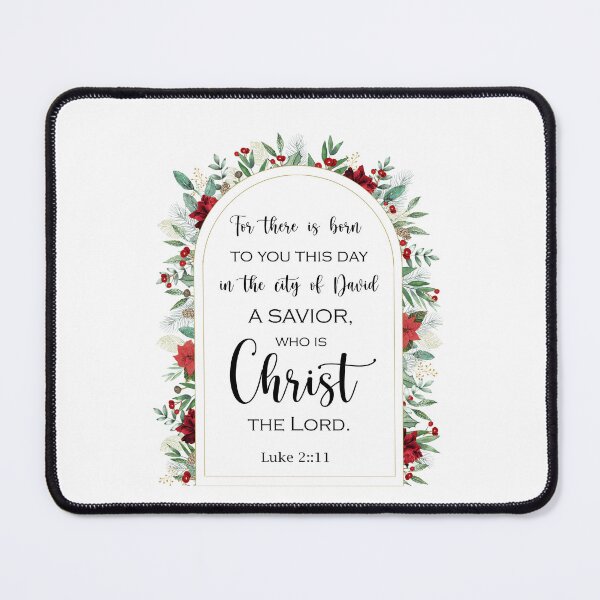 Item preview, Luke 2 11 Christmas Bible verse designed and sold by latiendadearyam.