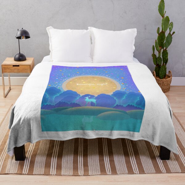 Item preview, Deer in the moonlight designed and sold by haoshaart.