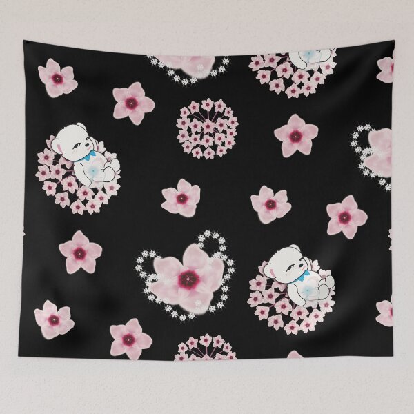 Item preview, With Hoya flowers Black designed and sold by K-sugarstore.