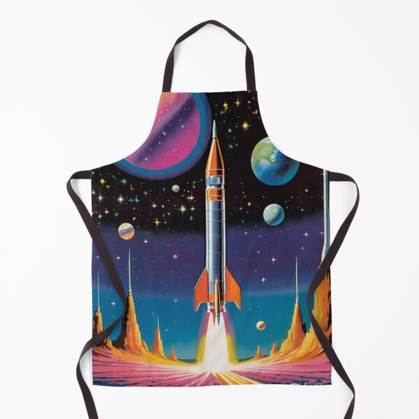 Item preview, Vintage Retro Space Ship Exploration Astronauts in 60's Advertising Style designed and sold by Butler in the Home.
