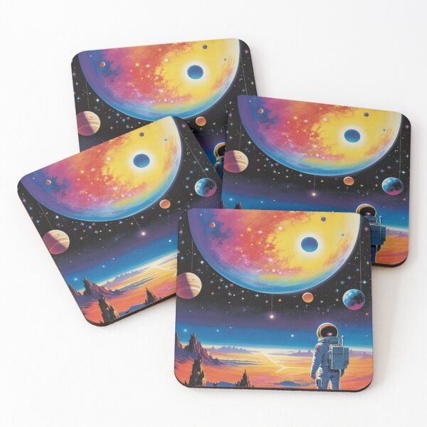 Item preview, Vintage Retro Space Ship Exploration Astronauts in 60's Advertising Style designed and sold by Butler in the Home.