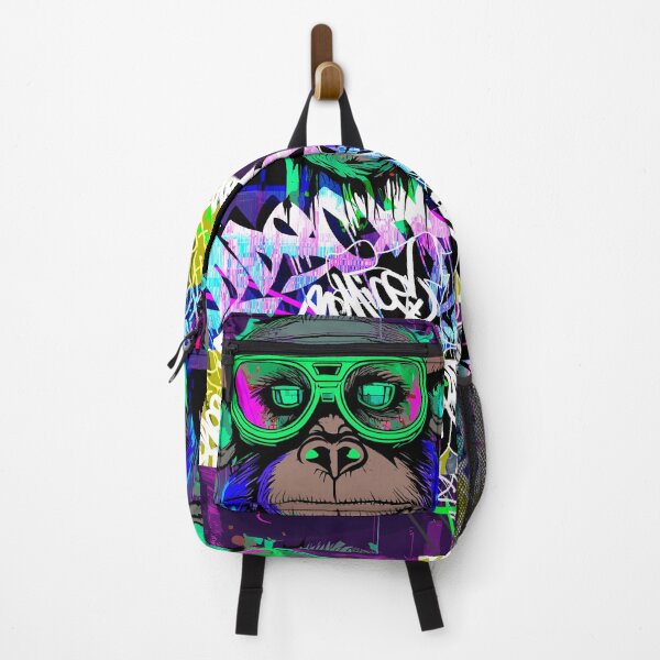 Item preview, Cyberpunk Monkey Graffiti IV designed and sold by blackink-design.
