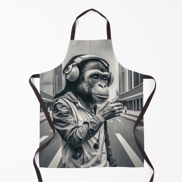 Item preview, Monkey Dj Stencil Graffiti designed and sold by Bomax121.