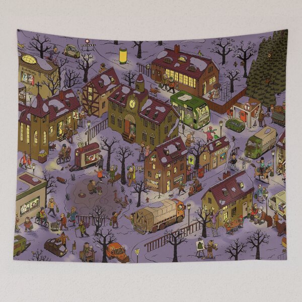 Item preview, Winter hidden object picture designed and sold by Linientreu.