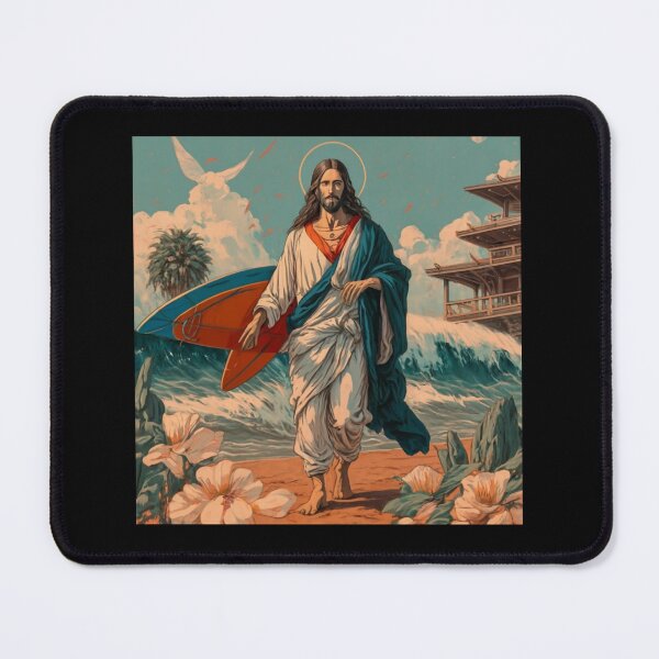 Item preview, Jesus surfacing""Divine Presence Unveiled: Explore 'Jesus Surfacing' for Inner Peace" designed and sold by Obinne.
