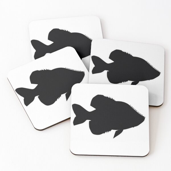 Item preview, Crappie Silhouette, Black designed and sold by CraneCreek.