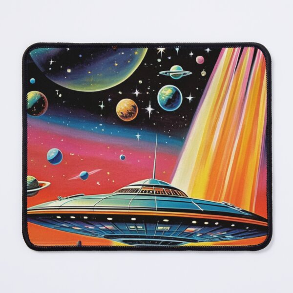Item preview, Vintage Retro Space Ship Exploration Astronauts in 60's Advertising Style designed and sold by Butler in the Home.