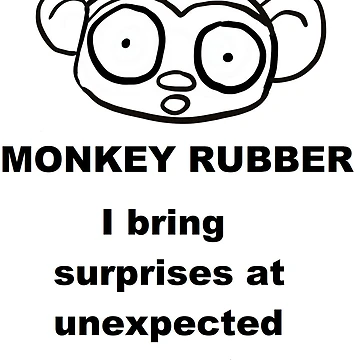 Artwork thumbnail, MONKEY RUBBER by RubberWorld