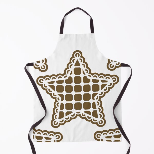 Item preview, Christmas pattern, made of gingerbread stars /1 designed and sold by My-fake-places.