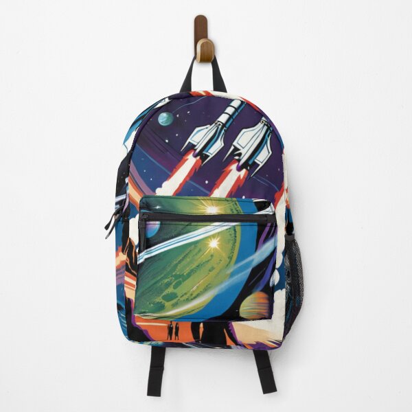Item preview, Vintage Retro Space Ship Exploration Astronauts in 60's Advertising Style designed and sold by Butler in the Home.