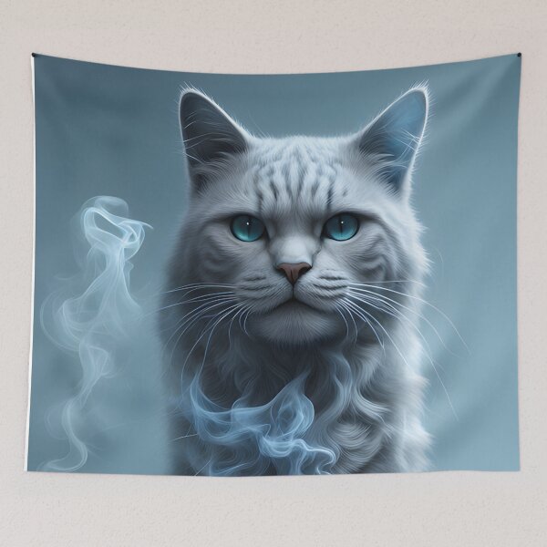 Item preview, Smoke Cat - Cool Art designed and sold by joejiing.