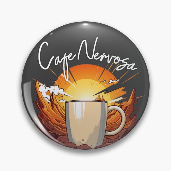 Item preview, Cafe Nervosa Funny Coffee Addiction designed and sold by Samanthi007.