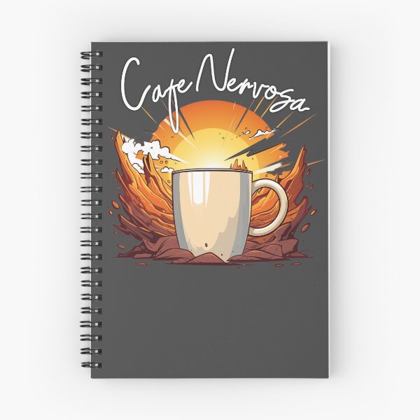 Item preview, Cafe Nervosa Funny Coffee Addiction designed and sold by Samanthi007.