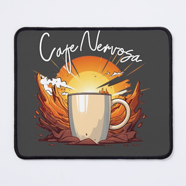 Item preview, Cafe Nervosa Funny Coffee Addiction designed and sold by Samanthi007.