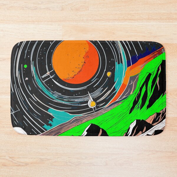 Item preview, Vibrant Cosmic Realms: Colorful Planets Exploration designed and sold by blackink-design.