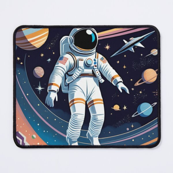 Item preview, Vintage Retro Space Ship Exploration Astronauts in 60's Advertising Style designed and sold by Butler in the Home.