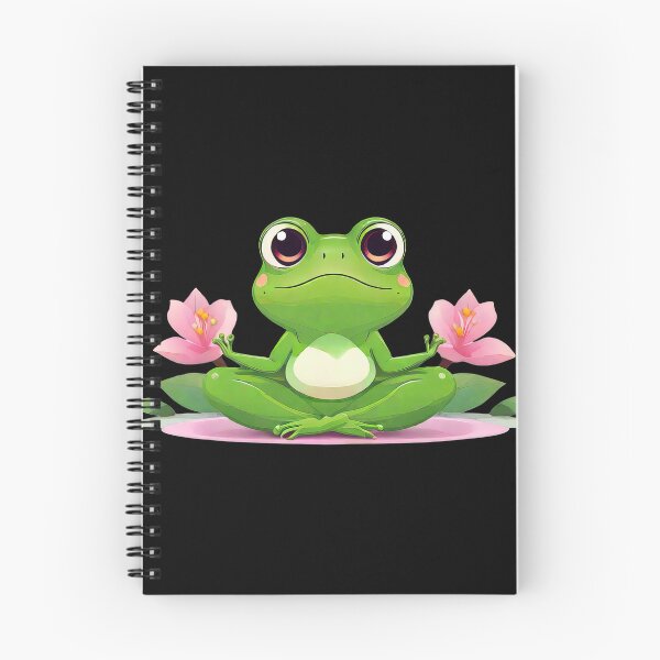 Item preview, Cute Frog Yoga Meditation Pose designed and sold by MindSmith.