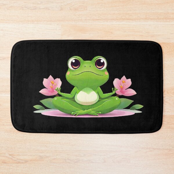 Item preview, Cute Frog Yoga Meditation Pose designed and sold by MindSmith.