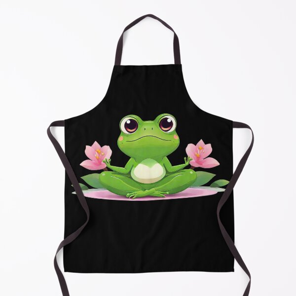 Item preview, Cute Frog Yoga Meditation Pose designed and sold by MindSmith.