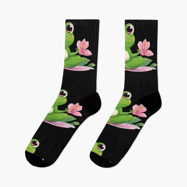 Item preview, Cute Frog Yoga Meditation Pose designed and sold by MindSmith.