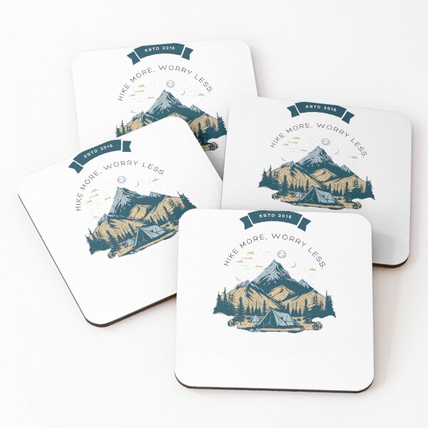 Item preview, Hike More Worry Less designed and sold by Design  Alchemy.