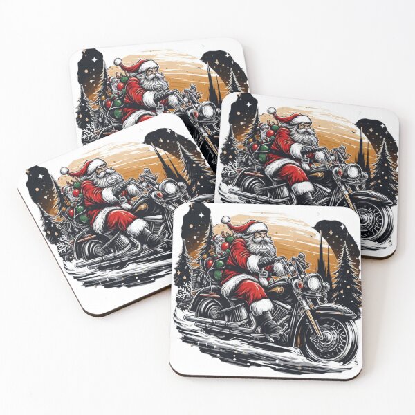 Artikelvorschau, Santa riding harley motocycle entworfen und verkauft von ArminGreen.