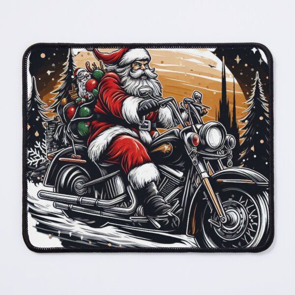 Item preview, Santa riding harley motocycle designed and sold by ArminGreen.