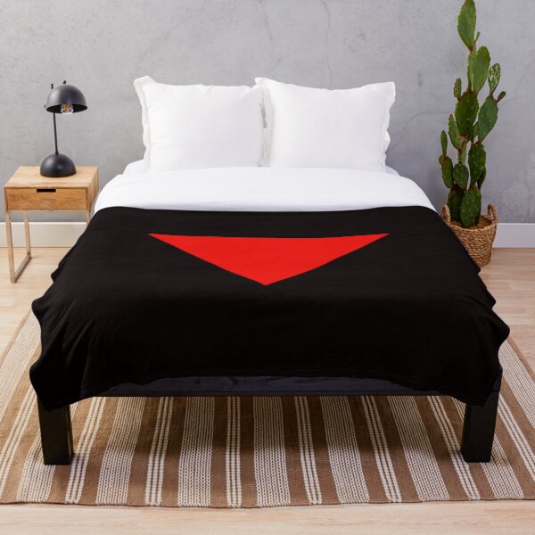 Aperçu de l'œuvre Triangle Rouge Inversé Forme Géométrique À L'Envers créée et vendue par CreativeContext.
