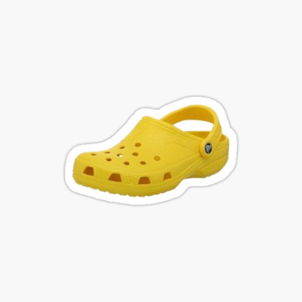 yellow crocs sticker