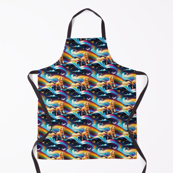 Item preview, Golden Retriever Dog Pattern Love Dream Rainbow designed and sold by givemedogs.