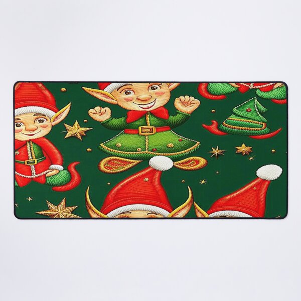 Item preview, Happy Christmas elves among the stars. designed and sold by Giulivo Store Graphic.