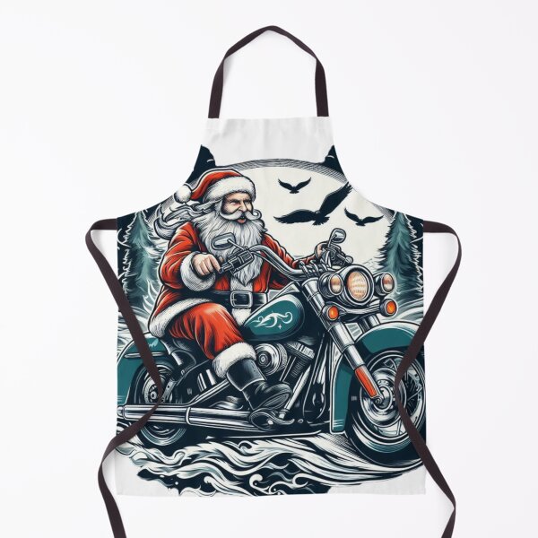 Artikelvorschau, Santa riding harley motocycle entworfen und verkauft von ArminGreen.