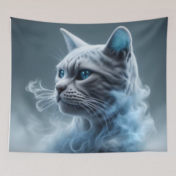 Item preview, Smoke Cat - Cool Art designed and sold by joejiing.